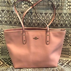 NWOT Pink Coach Tote
